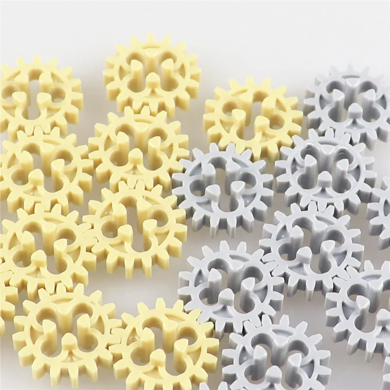 20/50 шт. MOC Technic запчасти шестерня поперечное отверстие Z16 зубные строительные