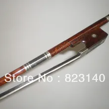 1 шт. Высокое качество двойной бас барокко лук с черным и белым бантом волос, змея дерево бас лук 3/4