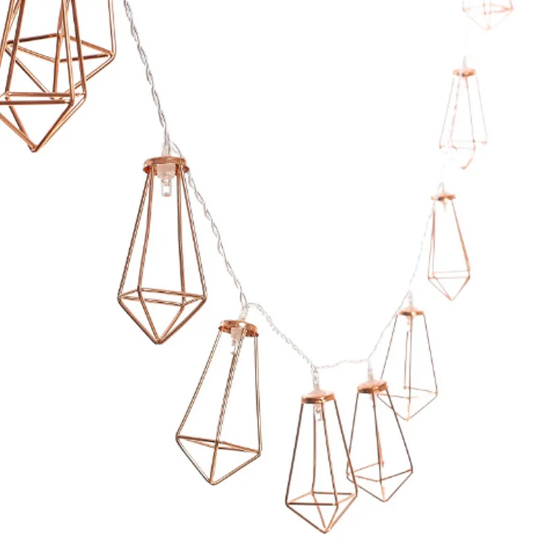 

1.1M 3M Rose Gold Metal Diamond String Fairy Light Christmas Wedding Lamp New year Decoration Led Sring Lights
