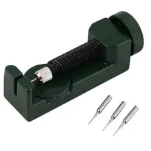 1 шт. зеленые часы Ссылка для ремешка щелевой Ремешок Браслет цепочка для удаления булавки Регулируемый набор инструментов для ремонта с 3 дополнительные штифт