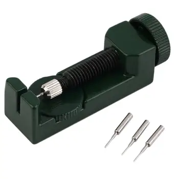 

1 PC Green Watch Link for Band Slit Strap Bracelet Chain Pin Remover Adjustable Repair Tool Kit with 3 Extra Pins
