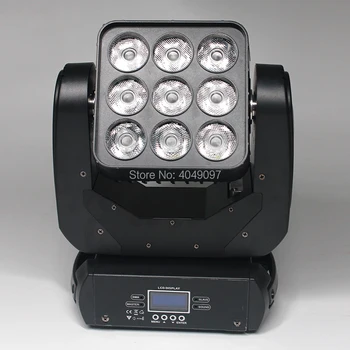 

9x12W LED Matrix Moving Head light DMX512 Beam light For Wedding decoration Christmas for home Led Lamp Disco Stage DJ Equipmen