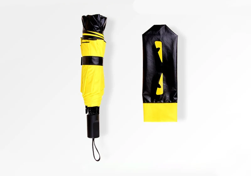 Креативный Милый Дьявол мужской женский складной зонт черный зонт двойного назначения солнцезащитный анти-УФ зонтик дождь и солнце складной зонтик