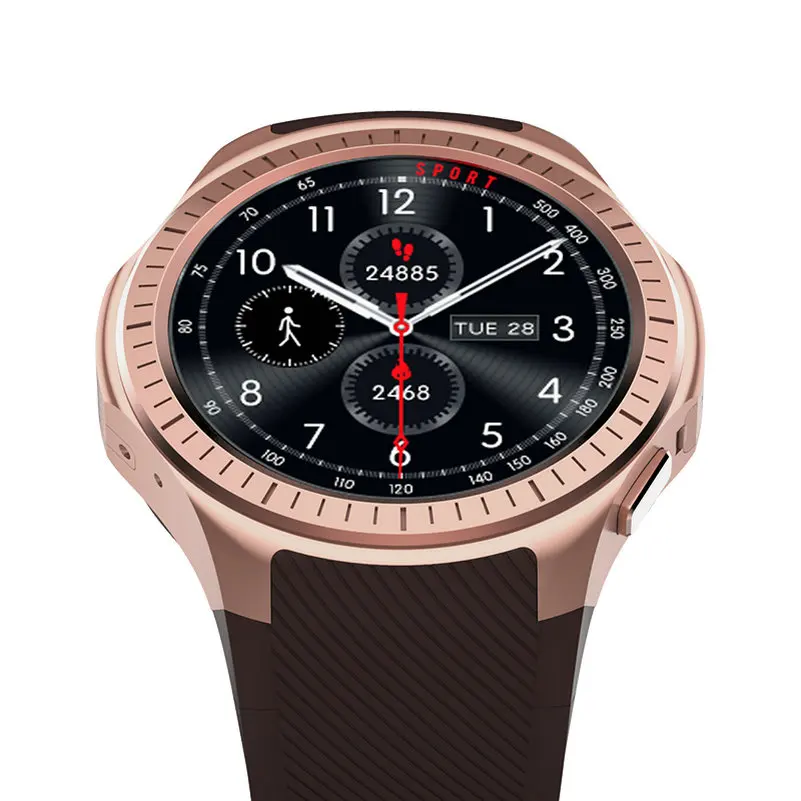Bluetooth Смарт часы L1 телефон Полный Круглый Круг наручные Smartwatch MTK2502 APK для Apple iPhone 6 6S