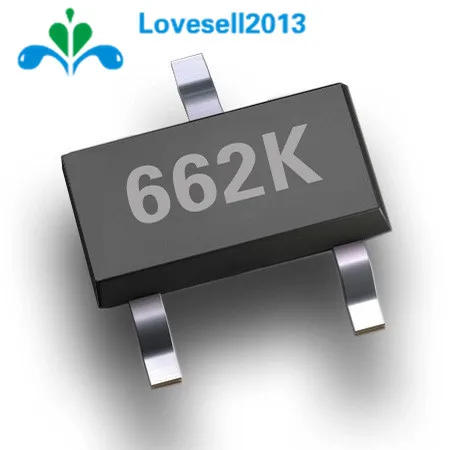 50 шт. XC6206P332MR 662K XC6206 3 V/0.5A положительный фиксированный LDO Регулятор напряжения SOT 23