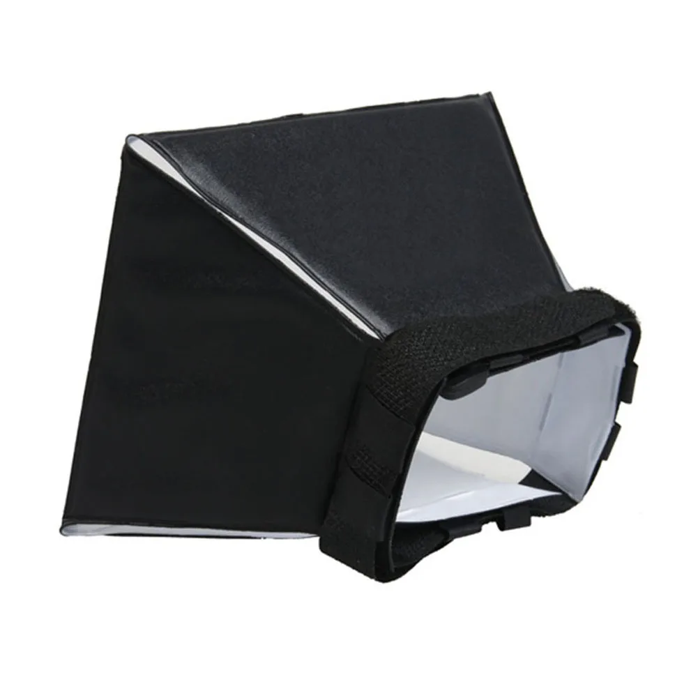 Portable Omni Bounce Softbox Kit Photography Flash Diffuser for Canon Pentax DSLR Speedlite Flash