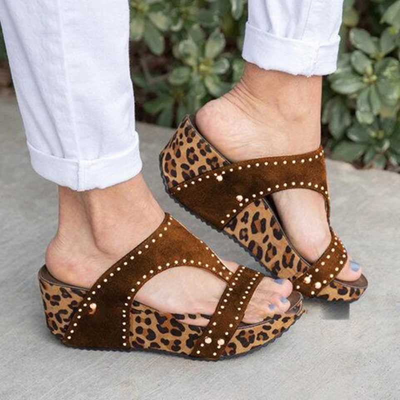 

Wedges Shoes For Women Gladiator Sandals Plus Size High Heels Summer Beach Shoes Woman Platform Flip Flop Chaussures Femme