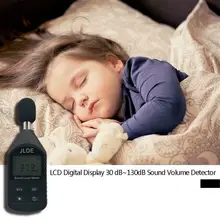 Цифровой тестер звукового давления измеритель уровня 30-130dB децибел Измерение шума ЖК-дисплей WWO66