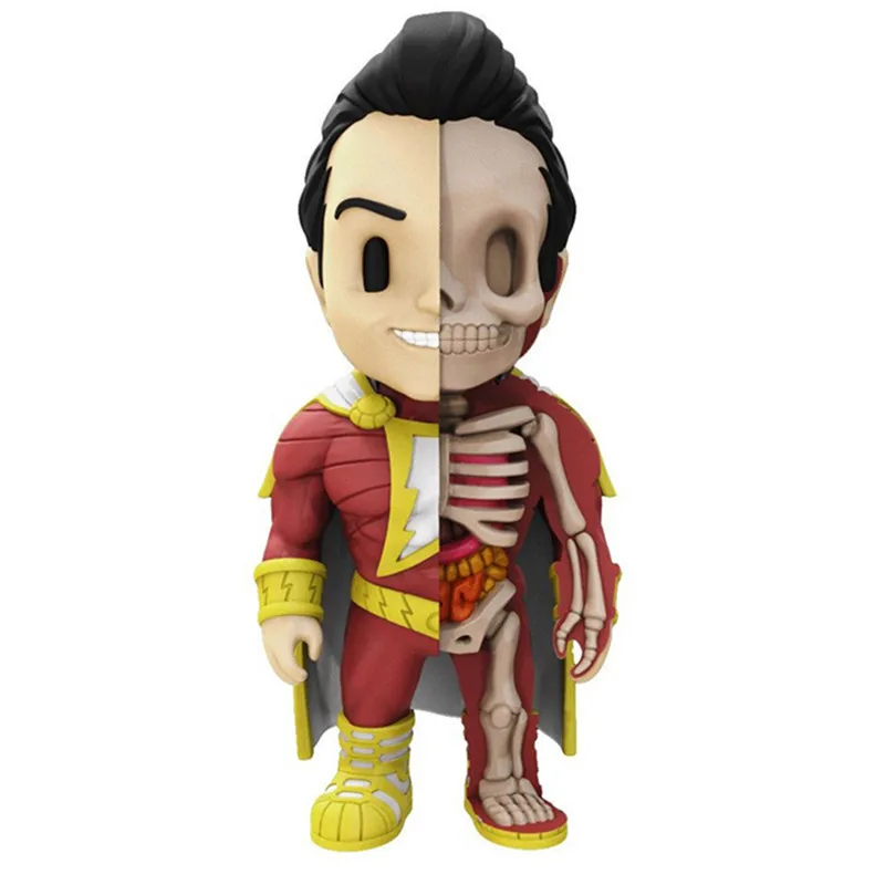 

4D XXRAY Master Shazam Mighty Jaxx Jason Freeny Superhero Dissection Action Figure Collection Model Doll G2242