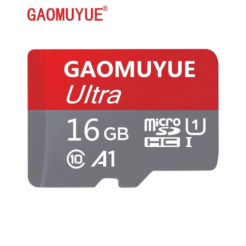 Карта памяти GAOMUYUE H2testw-Real, 16 ГБ, 32 ГБ, класс 10, Micro sd карта, 64 ГБ, 128 ГБ, XC, TF карты для вождения, рекордер, флеш-карта microsd, A1-8 - Емкость: 16GB