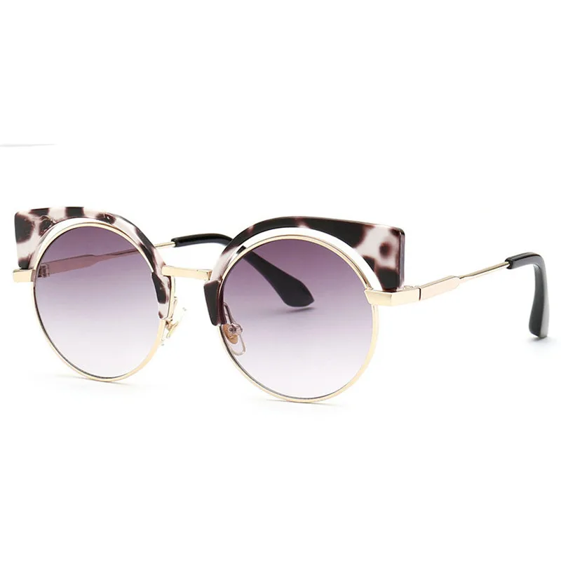 MINCL/модные детские солнцезащитные очки Cat; летняя одежда для мальчиков и девочек анти-УФ Оттенки Детские солнцезащитные очки детские очки FML - Цвет линз: leoaprd