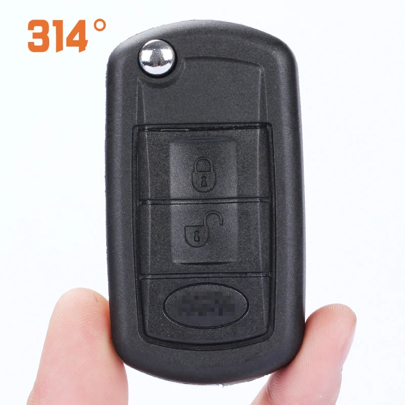

3 Button Black Car Folding Key Remote Control Key Replacement Shell With Key Embryo Suit For Land Rover Car Key Accessories