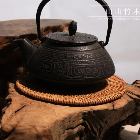 Подставки для чашки из ротанга набор коврик горшка стола 6 размеров Porta Copos