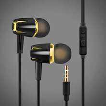 Stereo Earphones With Microphone Super Bass Wired Earphone Sport Running Headset For iPhone For Samsung wired earphones with microphone for phone sports headset stereo earphone with microphone for iphone xiaomi samsung