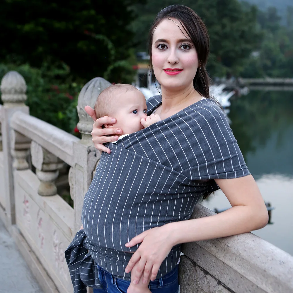 striped baby wrap