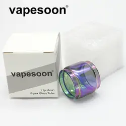 20 шт. оригинальный vapesoon Радуга выпуклые Стекло трубки 6,5 мл Ёмкость для Eleaf Элло Дуро бак распылитель Fit IJust 3 starter Kit