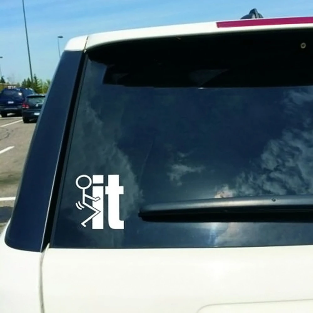 Concisa inglés palabra arte fuente coche ventana etiqueta reflectante etiqueta engomada decoración DIY accesorios automóvil pegatina coche