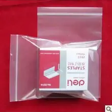 Толстый спальный мешок!! Упаковочные мешки! 500 шт./лот(8 см* 12 см), прозрачные Запечатываемые полиэтиленовые пакеты, ПЭ, с застежкой zip-lock Сумки. Толщина: 0,05 мм