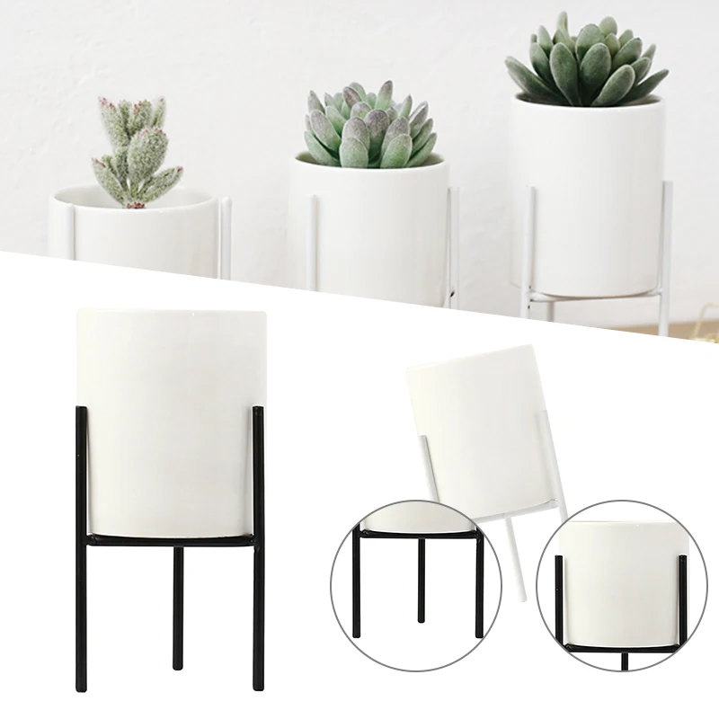 

Geometric Metal Flower Pot Vase Holder Display Stand Decor Plant Garden Economic Beautiful Planting Creative 2PCS/Set
