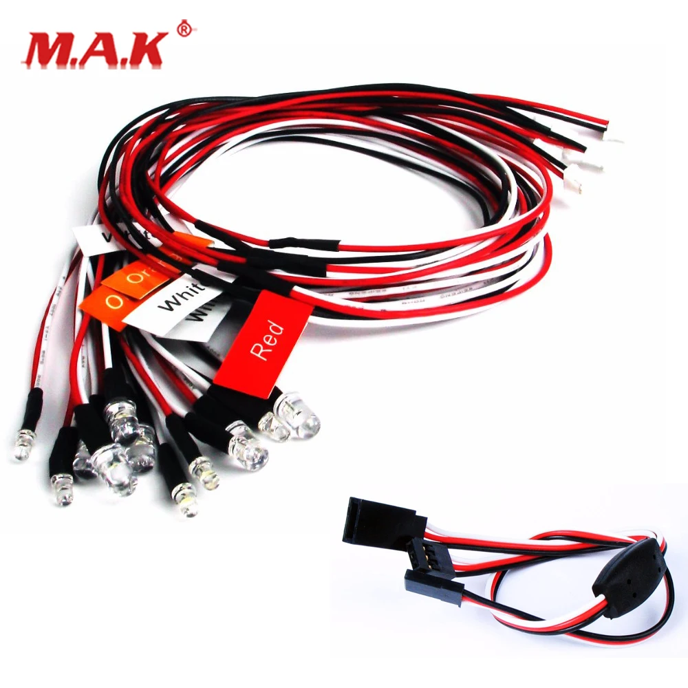 

1:10 Scale LED Light Kit Brake + Headlight + Signal fit 1/10 RC Car Truck