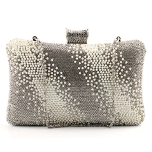 Frauen dame multicolor perle Acryl luxus handtasche Tag Clutch abendtasche für party clutch