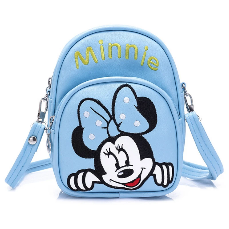 Школьный рюкзак disney высокого качества из искусственной кожи для девочек, милые Мультяшные рюкзаки с Минни для детского сада, Студенческая сумка для книг