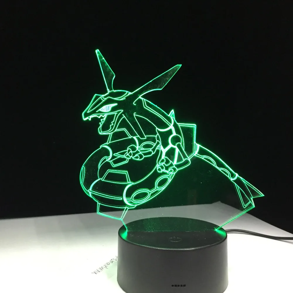 Дракон змея животного 3D ночник акриловые светодиодный свет стол с Touch/удаленного Управление с фабрики, дропшиппинг