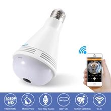 360 Degree Panoramic Bulb Light Home CCTV Security Surveillance HD 1080P font b Wireless b font