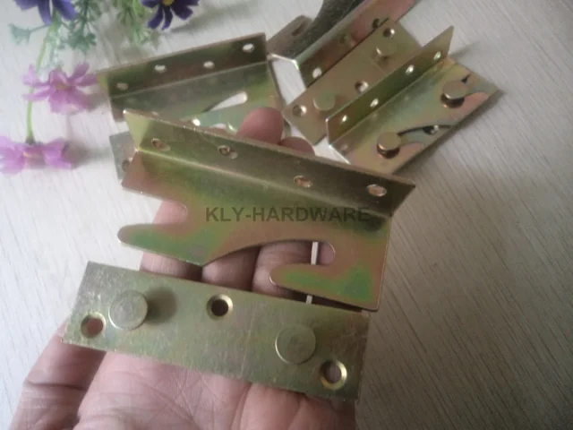 Bed Frame Conversion Brackets,locking hinge,bed hinge,bed bracket hardware-in Cabinet Hinges