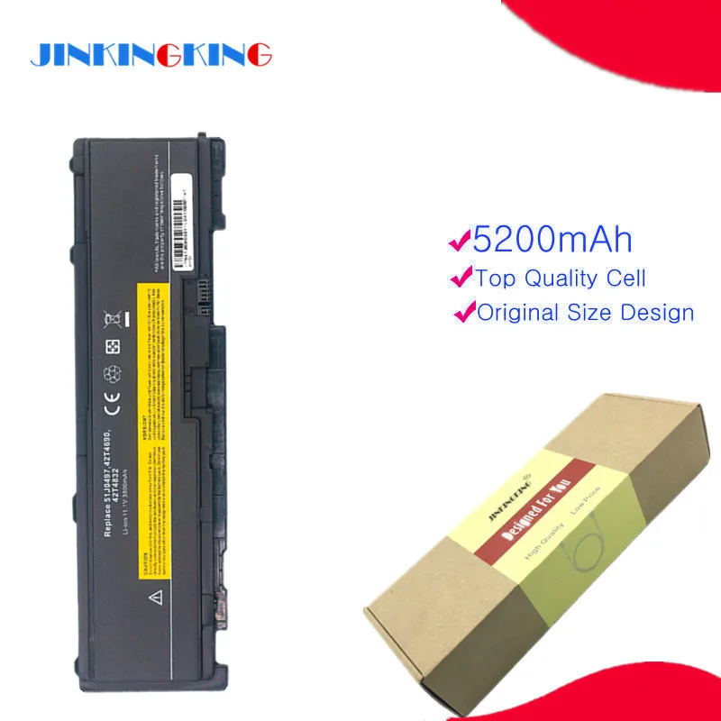 Новый 6-ячейный Аккумулятор для ноутбука Lenovo T400S T410S T410si 42T4689 42T4691 42T4832 42T4833 51J0497 ASM FRU