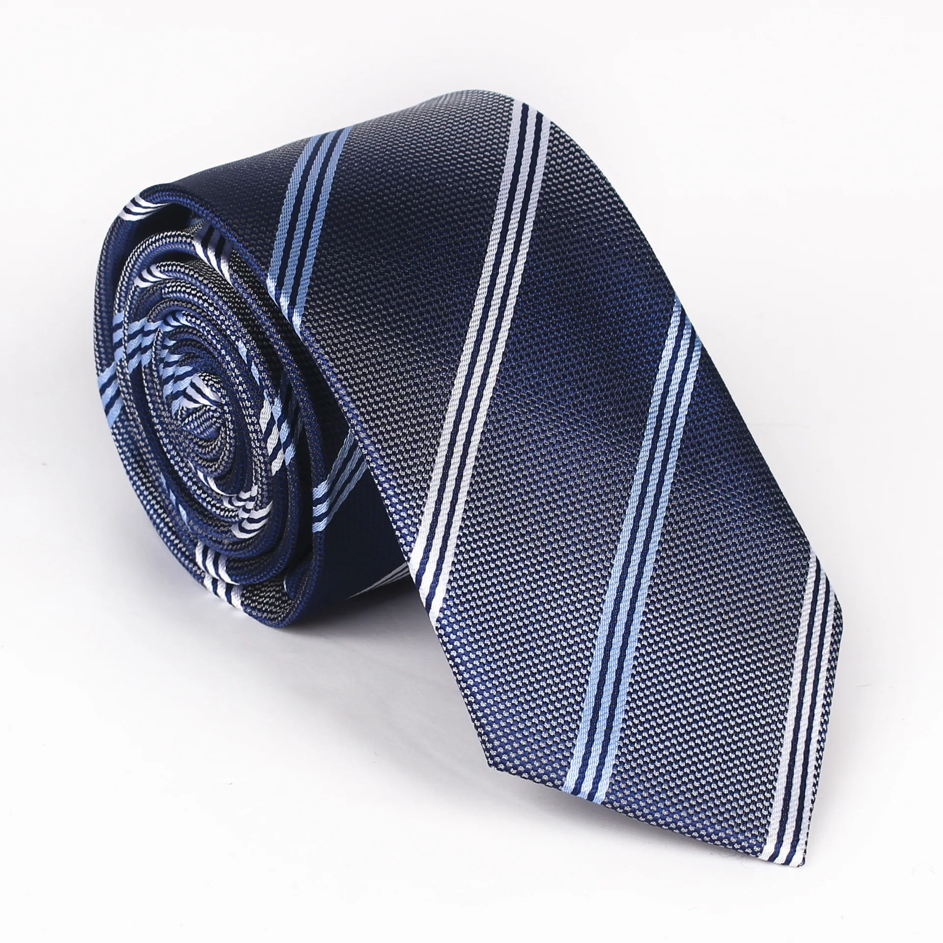 Пятно поколения галстук для мужчин 6 см диагональные полосы платье полиэстер шелк жаккард Бизнес узкий галстук мужской - Цвет: PT540B