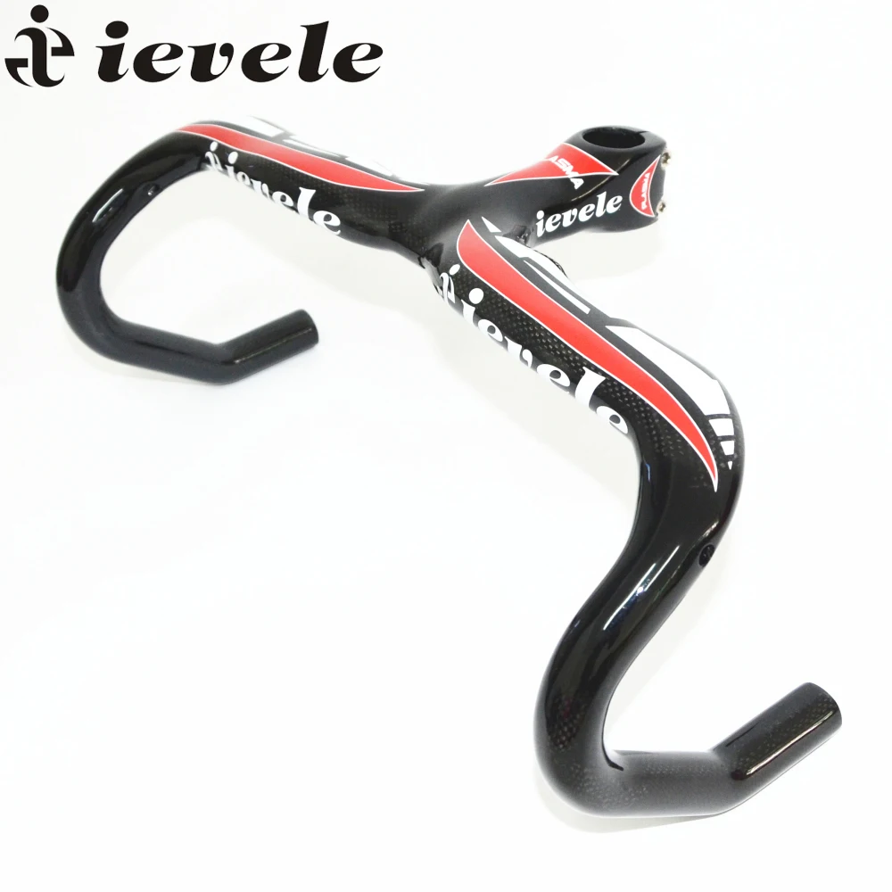 ievele Full Carbon Fiber Road Bicycle Integrated Handlebar with 28.6mm