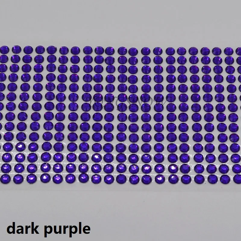 1 набор, 3-6 мм, стразы для мобильного телефона, ПК, автомобиля, искусство, сделай сам, наклейка, блестящие акриловые стразы, самоклеющиеся, скрапбукинг, ремесло, наклейки - Цвет: dark purple