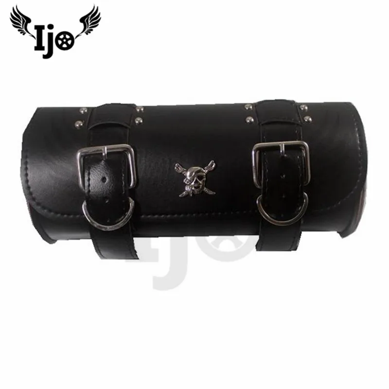 

New motorcycle bag leather bag waterproof tool kit electric vehicle rear end hanger motorbike saddle bag High-quality leather