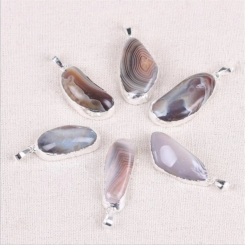 

Natural Stone agates Pendant Water Drop Shape Pendants Charms for Necklaces Jewelry Making