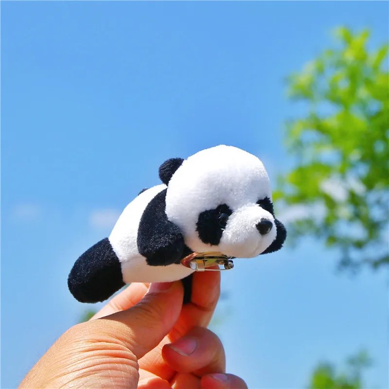 1Pcs Super Cute Panda bear brooch Panda pins Animal brooches Soft Plush Toy Accessories Love Panda Jewelry Kawaii gifts for girl