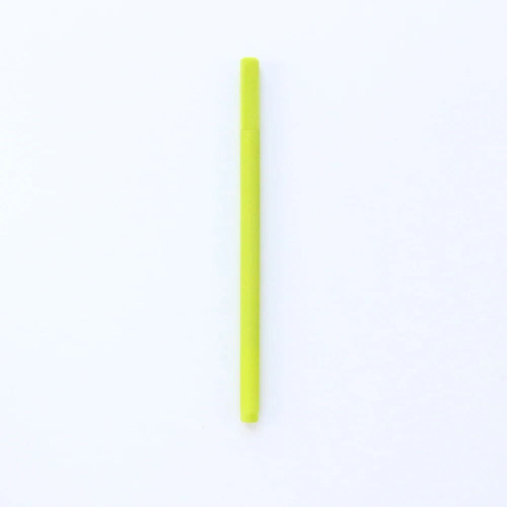 Domikee новые милые Креативные плюшевые Школьные гелевые ручки канцелярские принадлежности, Студенческая ручка для письма подарок, 7 цветов, 0,5 мм Заправка - Цвет: Зеленый