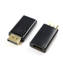 Display Port DisplayPort para HDMI DP Masculino Feminino Conversor Cabo Adaptador De Áudio E Vídeo conector Apto para Notebook MacBook Pro Ar
