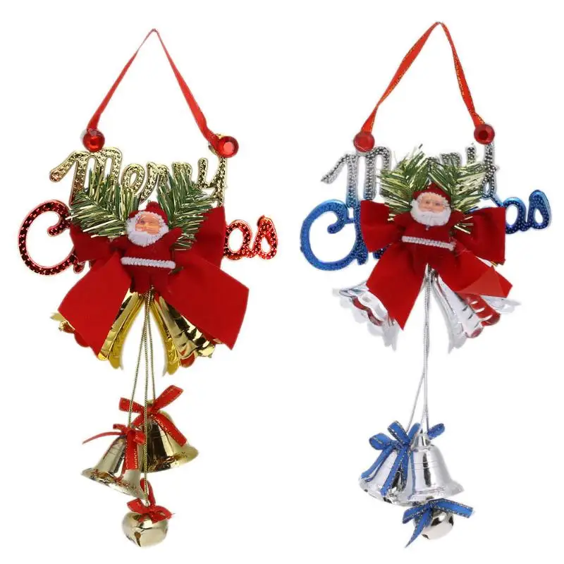 Christmas Tree Door Decoration Santa Claus Christmas Bell Hanging