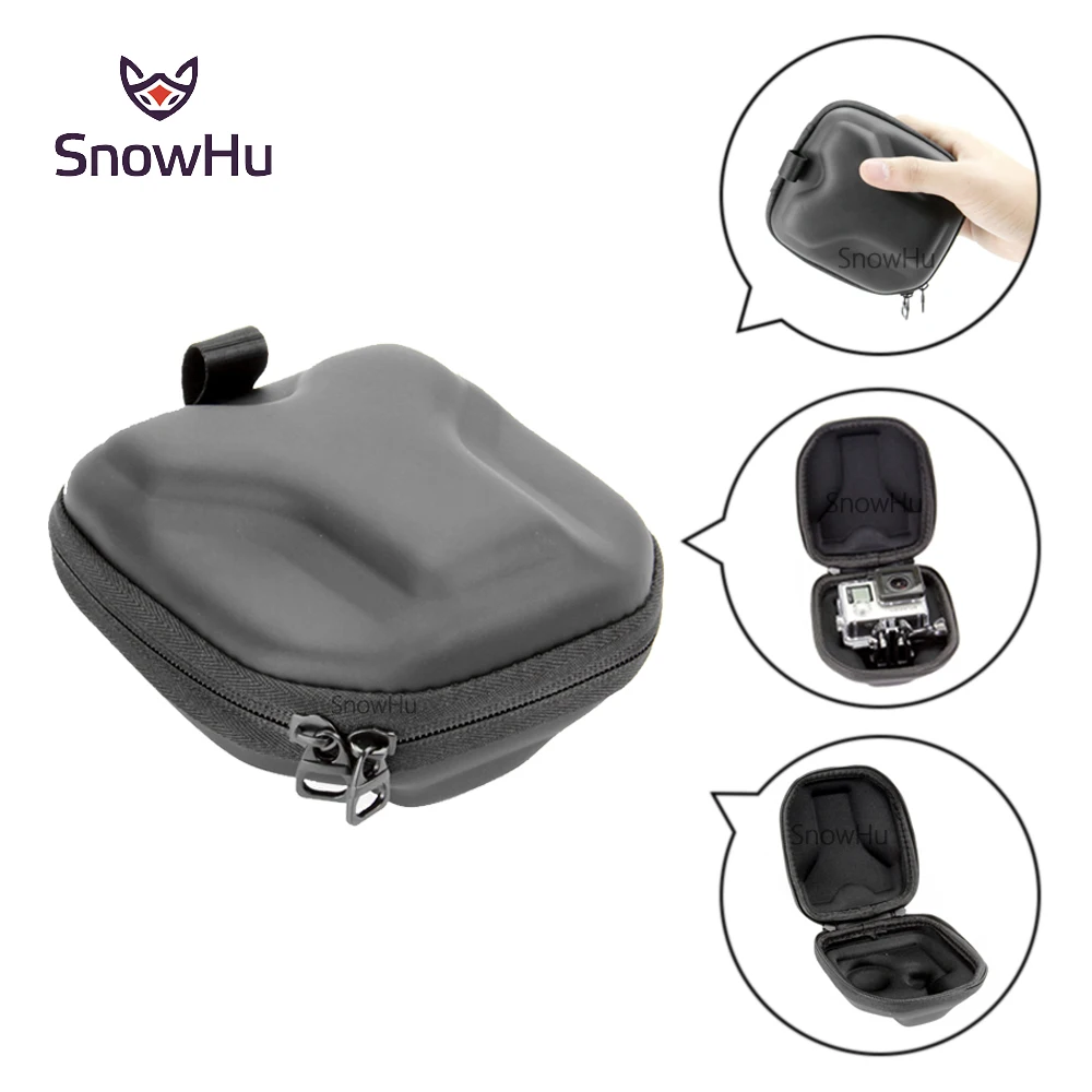 

SnowHu For GoPro Camera Bag Small Bag Case Protective Camera Protector soft Bag Case for Go Pro Hero 7 6 5 4 3+ xiaomi yi GP39