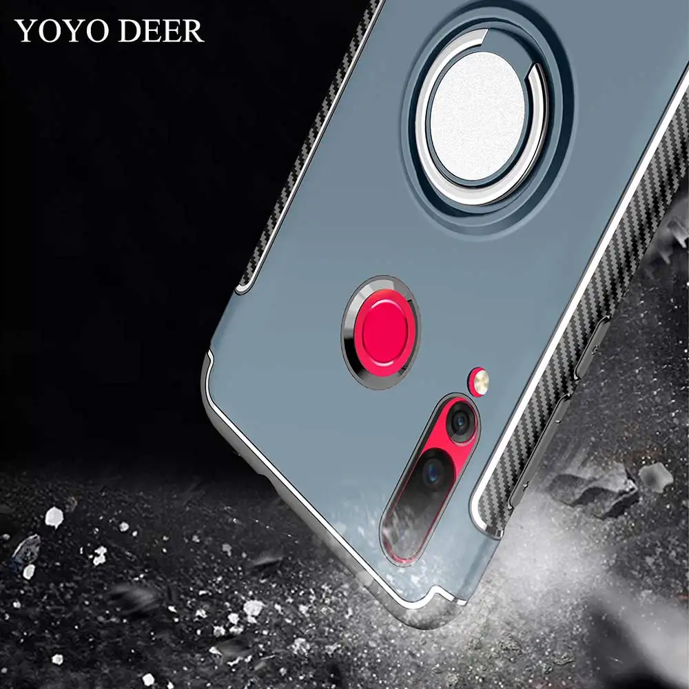 

YOYO DEER Case for Huawei Nova 4 Magnetic Car Holder TPU+PC Back Cover Fundas Housing Coque for Huawei Nova 4 Phone Cases