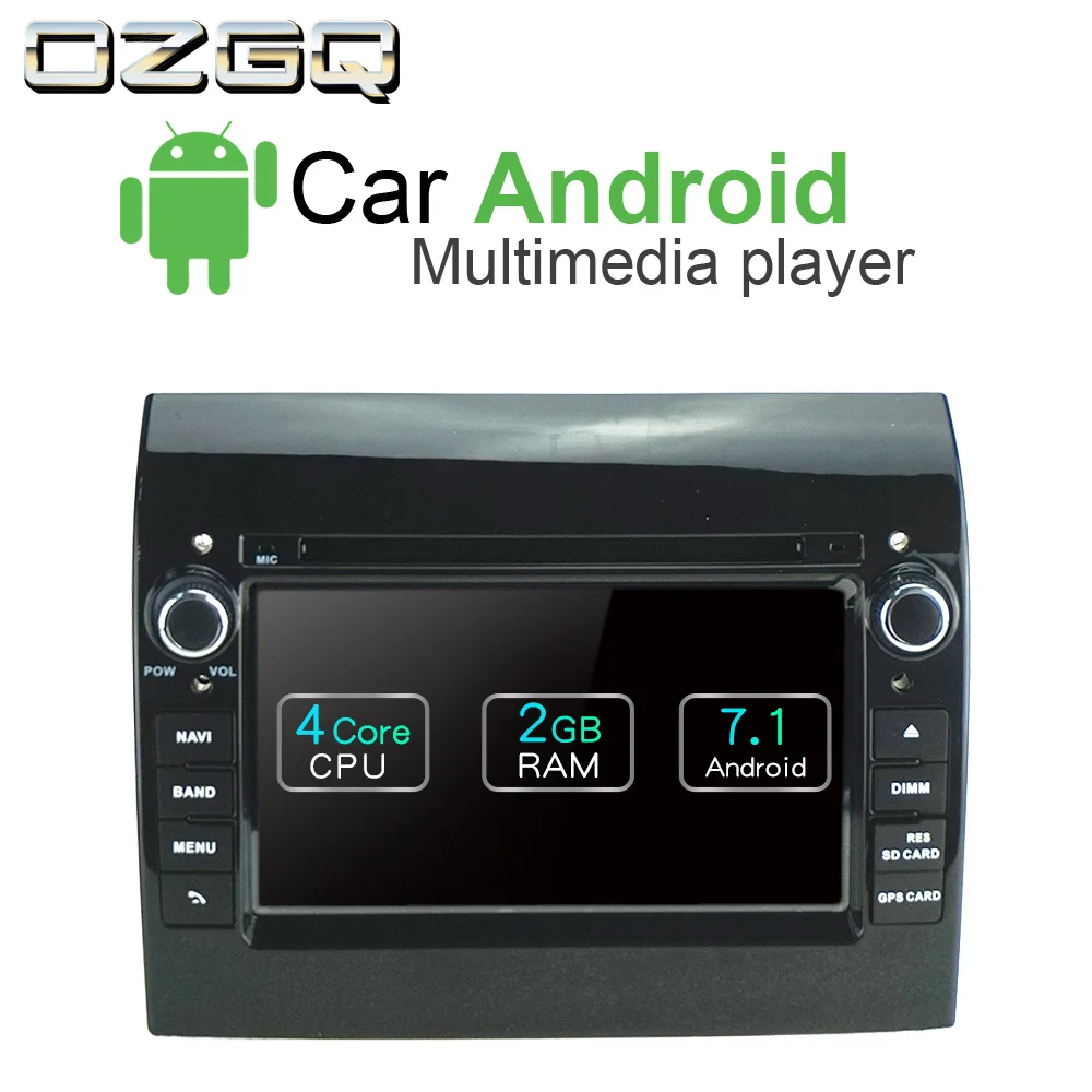 Sale OZGQ Android 7.1 Car DVD Player For Citroen Jumper 2006-2018 HD Screen Auto GPS Navigation BT Radio TV Audio Video Music Stereo 1