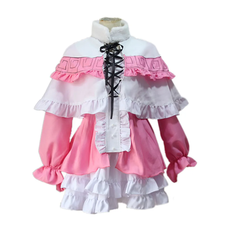 Костюм для косплея Kanna Kamui из аниме комплект с юбкой и накидкой одежда девушка