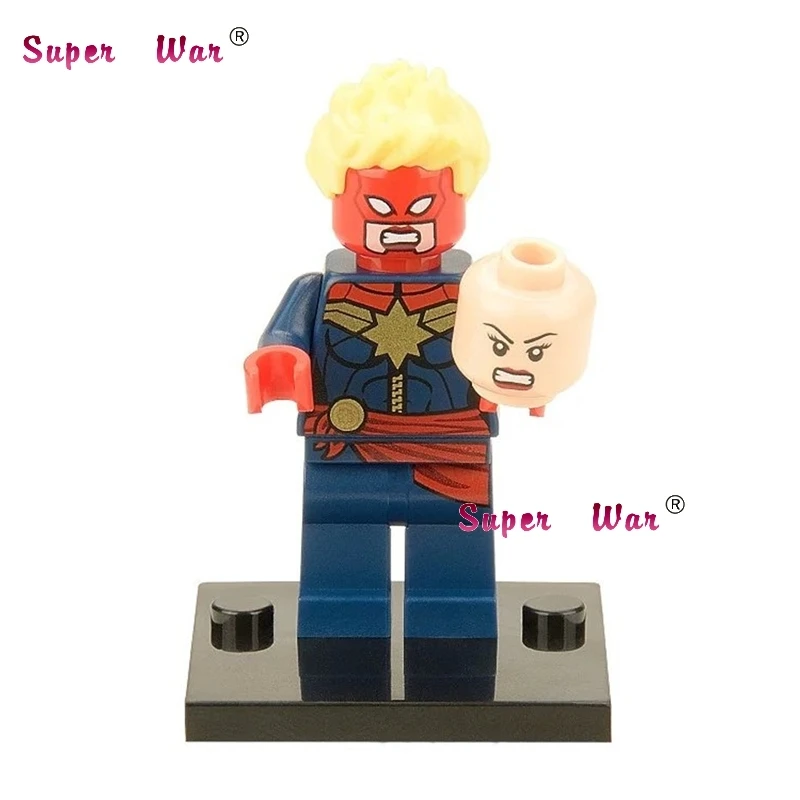 

1PCS star wars superhero marvel avengers SDCC Captain building blocks action sets model bricks toys for children