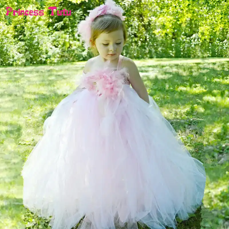 baby girl white tulle dress