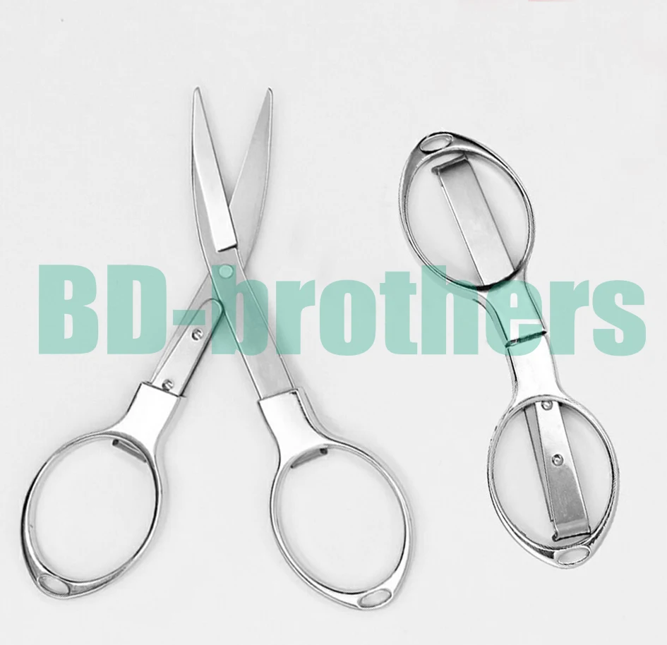 

Scissors Glasses Shape Tailor Shears Sewing Portable Folding Stainless Steel Scissor For E-Cigarette Fishing ... 100pcs/lot