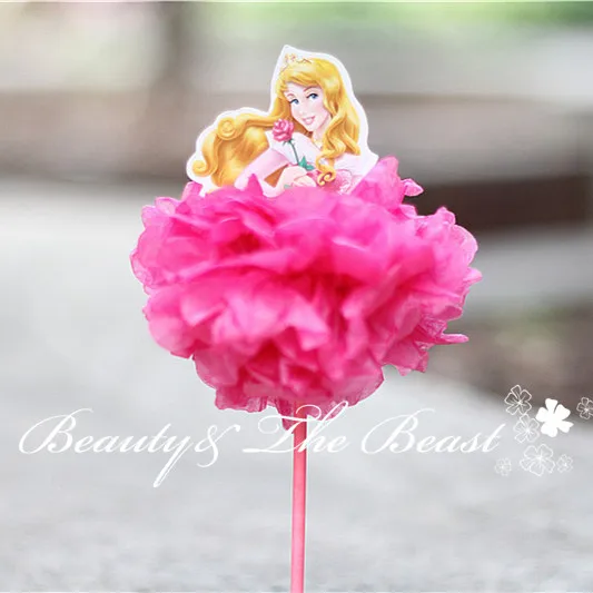 7 2 High Princess Aurora Ariel Belle Cupcake Toppers Birthday Party Decorations Kids Candy Bar Baby Shower 12pcs Shower Shower Shower Baby Showershower Bar Aliexpress