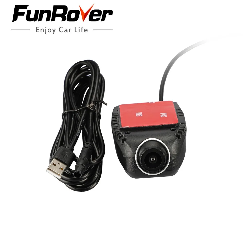2018 Dash Camera Funrover Dashcam Front Camera Usb Dvr Android Dvd Player Usb2.0 Digital Video Recorder For Android 5.1 6.0 8.0 