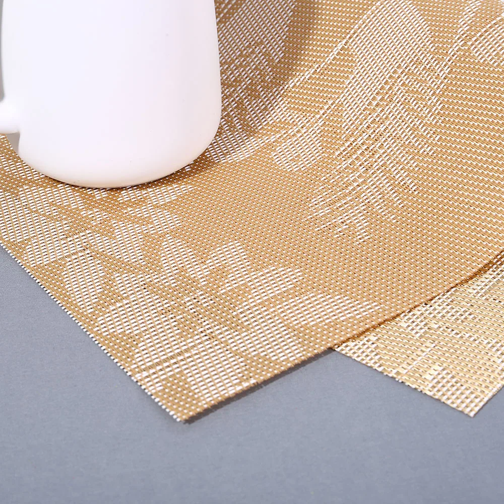 Модный шаблон Placemat совместимый Crossweave изоляционный моющийся коврик для стола индивидуализированный De Mesa коврик для обеденного стола