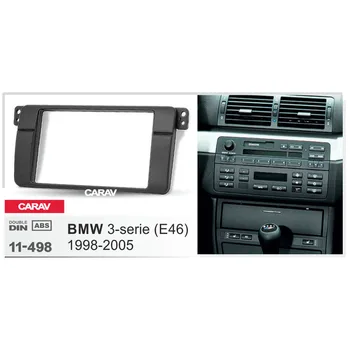 

CARAV 11-498 Top Quality Radio Fascia for BMW 3-Series (E46) 1998-2005 Stereo Fascia Dash CD Trim Installation Kit